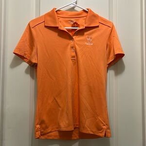 Top Golf Small Callaway orange polo